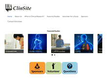 Tablet Screenshot of clinsite.com